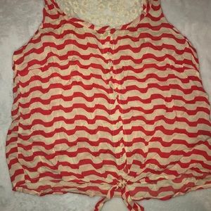 Charlotte Russe Tank Top with Tie